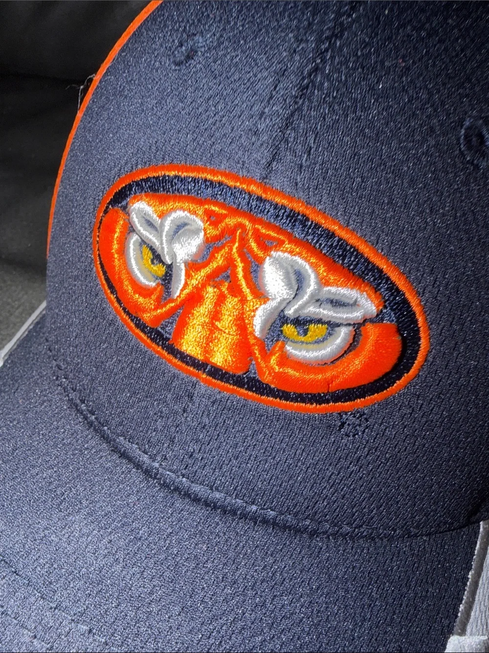Youth Clemson tigers Kids Navy and Orange Baseball Cap with Tiger Logo